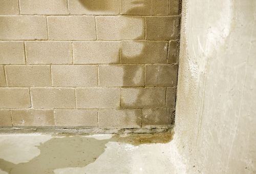 basement water leak akron
